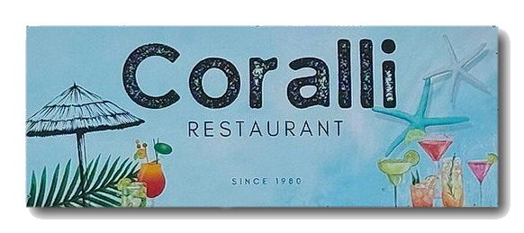 Restaurant Coralli in Perivolos Beach-Santorini